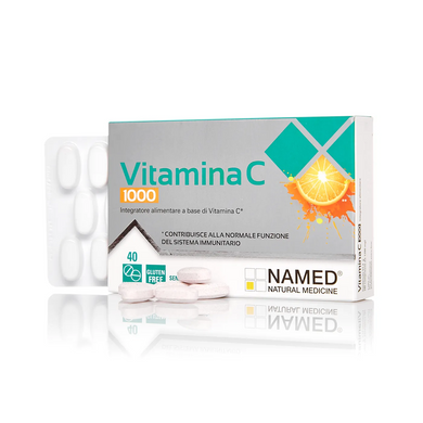 NAMED, Vitamina C (Вітамін С), 40 таблеток (MET-35017), фото
