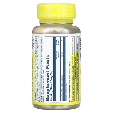 Ним, Neem, Solaray, органік, 400 мг, 100 вегетаріанських капсул (SOR-94138), фото