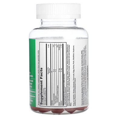 T-RQ, Жувальні мармеладки для дорослих, біотин, полуниця, 60 жувальних таблеток (QRT-00126), фото