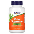 Підтримка для вен, Vein Supreme, Now Foods, 90 капсул, (NOW-03123)