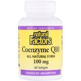 Коэнзим Q10 (Coenzyme Q10) Natural Factors 100 мг - 60 капсул, фото