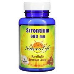 Nature's Life, Стронций, 340 мг, 60 таблеток (NLI-91417), фото