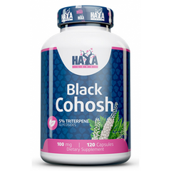 Haya Labs, Клопогон кистевидный, Black Cohosh, 100 мг, 120 капсул (820178), фото