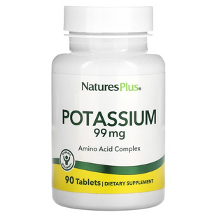 Nature's Plus, Potassium, 99 мг, 90 таблеток (NAP-03370), фото