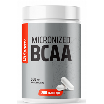 Sporter, Micronized BCAA 2:1:1, 200 капсул (SPO-72360), фото