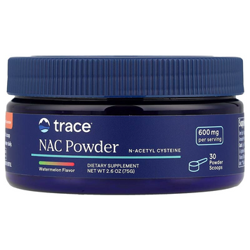 Trace Minerals ®, NAC у порошку, 600 мг, зі смаком кавуна, 75 г (TMR-00670), фото