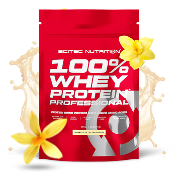 Протеїн сироватковий Scitec Nutrition 100% Whey Protein Professional | ваніль - 500 г, фото