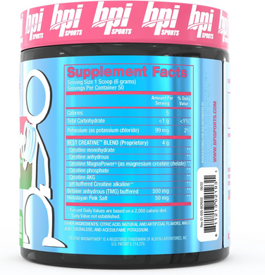 BPI Sports, Суміш креатинів, BEST Creatine, кавун, 300 г (BPI-02193), фото