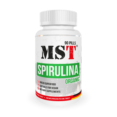 MST Nutrition, Спирулина, Spirulina, 90 таблеток (MST-00327), фото