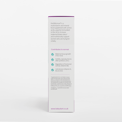 ФертилВумен Babystart FertilWoman | для сприяння нормалізації овуляції і підтримки нормального балансу гормонів - 30 таблеток, фото