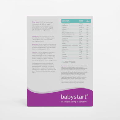 ФертилВумен Babystart FertilWoman | для сприяння нормалізації овуляції і підтримки нормального балансу гормонів - 30 таблеток, фото