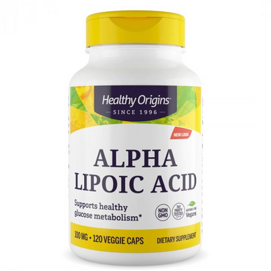 Healthy Origins, Альфа-ліпоєва кислота, 100 мг, 120 капсул (HOG-35063), фото
