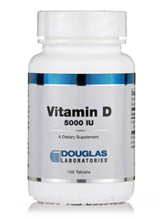 Douglas Laboratories, Витамин Д3, 5000 МЕ, 100 таблеток (DOU-03485), фото