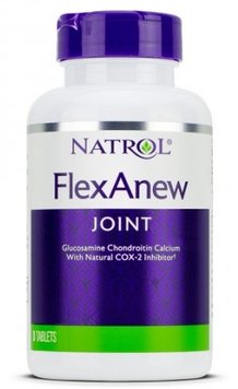 Natrol, FlexAnew (glucosamine-chondroitin-calcium), 120 таблеток (NTL-04752), фото