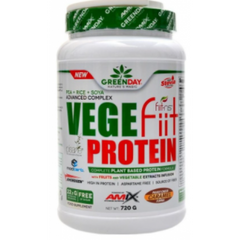 Amix, GreenDay Vege-Fiit Protein, арахісова шоколадна карамель, 720 г (817903), фото