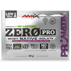 Amix, ZeroPro Protein, сливочно-ванильный чизкейк, 35 г, - 1/20 (818073), фото