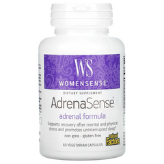 Natural Factors, Womensense, AdrenaSense, 60 вегетаріанських капсул (NFS-04941), фото