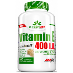 Amix, GreenDay LIFE+, Витамин E400 МЕ, 200 капсул (817906), фото