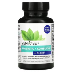 Zenwise Health, Пробиотик + чайный гриб + сон, 60 растительных капсул (ZNW-59126), фото