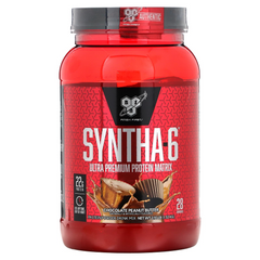 BSN, Syntha-6, Ultra Premium Protein Matrix, белковая матрица ультрапремиального качества, шоколадная арахисовая паста, 1320 г (BSN-00645), фото