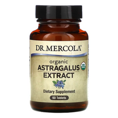 Dr. Mercola, Органічний екстракт астрагалу, 60 таблеток (MCL-03349), фото