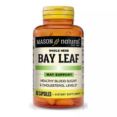 Mason Natural, Bay Leaf, лавровий лист, 60 капсул (MAV-18045), фото