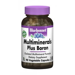 Bluebonnet Nutrition, Multiminerals, с бором, 90 растительных капсул Vcaps® (BLB-00210), фото