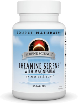 Теанін серен, Serene Science, Source Naturals, 30 таблеток (SNS-01774), фото