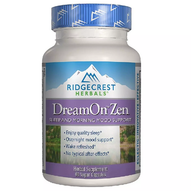 Природний комплекс для здорового сну, DreamOn Zen, RidgeCrest Herbals, 60 вегетаріанських капсул (RDH-00162), фото