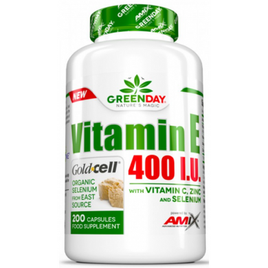 Amix, GreenDay LIFE+, Витамин E400 МЕ, 200 капсул (817906), фото