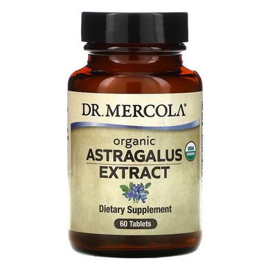 Dr. Mercola, Органічний екстракт астрагалу, 60 таблеток (MCL-03349), фото