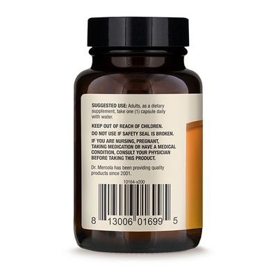 Dr. Mercola, ліпосомальний вітамін D3, 5000 МО, 30 капсул (MCL-01699), фото