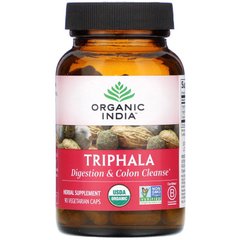 Organic India, Трифала, 90 вегетаріанських капсул (ORI-00017), фото