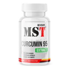 MST Nutrition, Куркумін, Curcumine, 60 капсул (MST-00328), фото