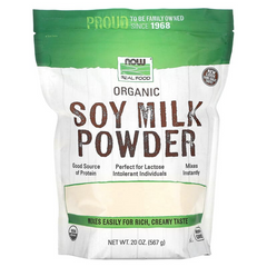 Соевое молоко органическое, Soy Milk, Now Foods, 567 г, (NOW-05837), фото