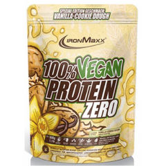 IronMaxx, 100% Vegan Protein Zero, ванільне печиво, 500 г (818303), фото