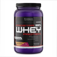 Ultimate Nutrition, Протеин, PROSTAR Whey, со вкусом арахисового масла + желе, 907 г (ULN-00130), фото