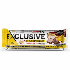 Amix, Батончик Exclusive Protein Bar, банан + шоколад, 85 г, 1/12 (817877), фото