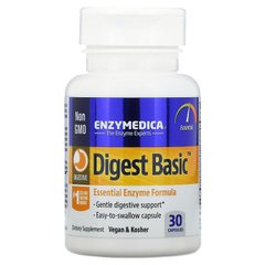 Enzymedica, Digest Basic, формула з основними ферментами, 30 капсул (ENZ-29050), фото