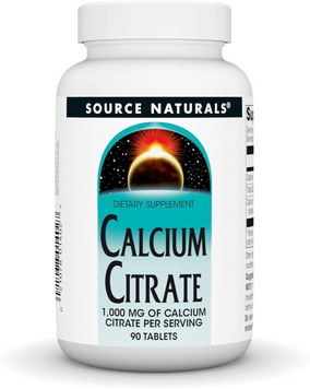 Source Naturals, Кальцій цитрат, Calcium Citrate, 1000 мг, 90 таблеток (SNS-01402), фото