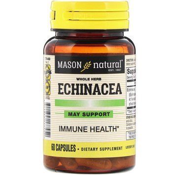 Эхинацея, Echinacea, Mason Natural, 60 капсул (MAV-17745), фото