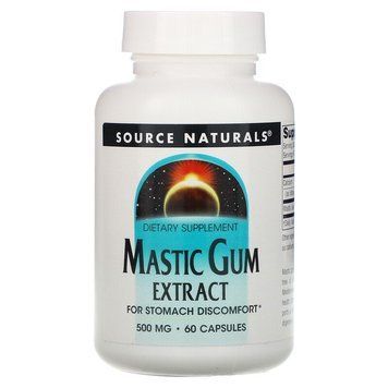 Source Naturals, Экстракт мастичной камеди, 500 мг, 60 капсул (SNS-01420), фото