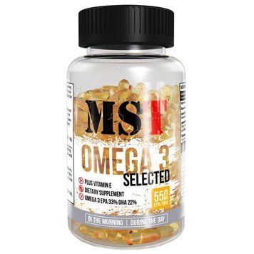 Омега 3 55% MST Omega 3 Selected - 110 гелевих капсул, фото