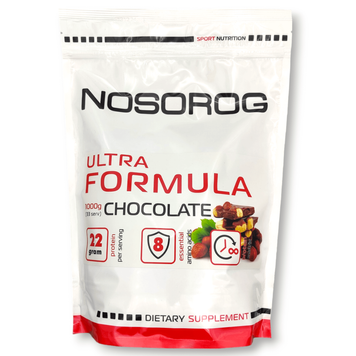 Багатокомпонентний протеїн Nosorog Ultra Formula | шоколад - 1000 г, фото