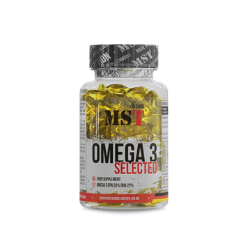 MST®, Omega 3 Selected 55%, Омега 3, 1000 мг, 60 капсул (MST-16124), фото