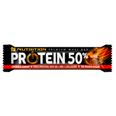GoOn, Батончик Protein Bar 50%, печиво+крем, 40 г (820083), фото