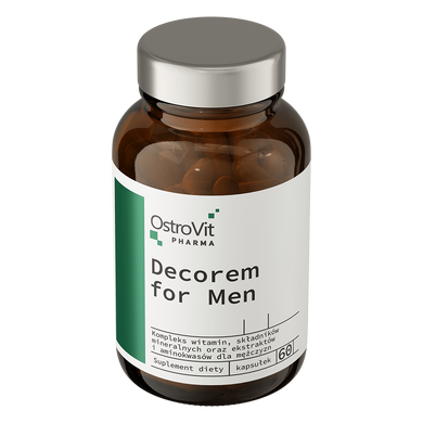 Ostrovit, Мультивітаміни для чоловіків, Pharma Decorem For Men, 60 капсул (OST-22509), фото