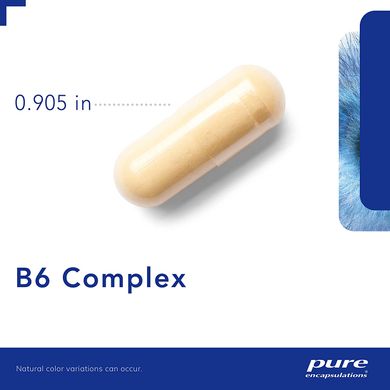 Pure Encapsulations, Витамин B6 комплекс, B6 Complex, 120 капсул (PE-01758), фото