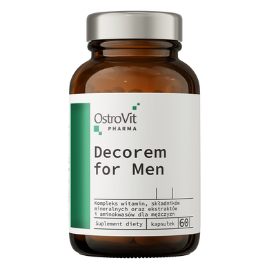 Ostrovit, Мультивітаміни для чоловіків, Pharma Decorem For Men, 60 капсул (OST-22509), фото