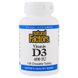 Natural Factors NFS-01059 Витамин D3 для детей (клубника), Vitamin D3 for Kids, Natural Factors, 100 таблеток (NFS-01059) 1